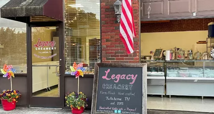 Legacy Creamery Ice Cream in Tullahoma -- Store Front